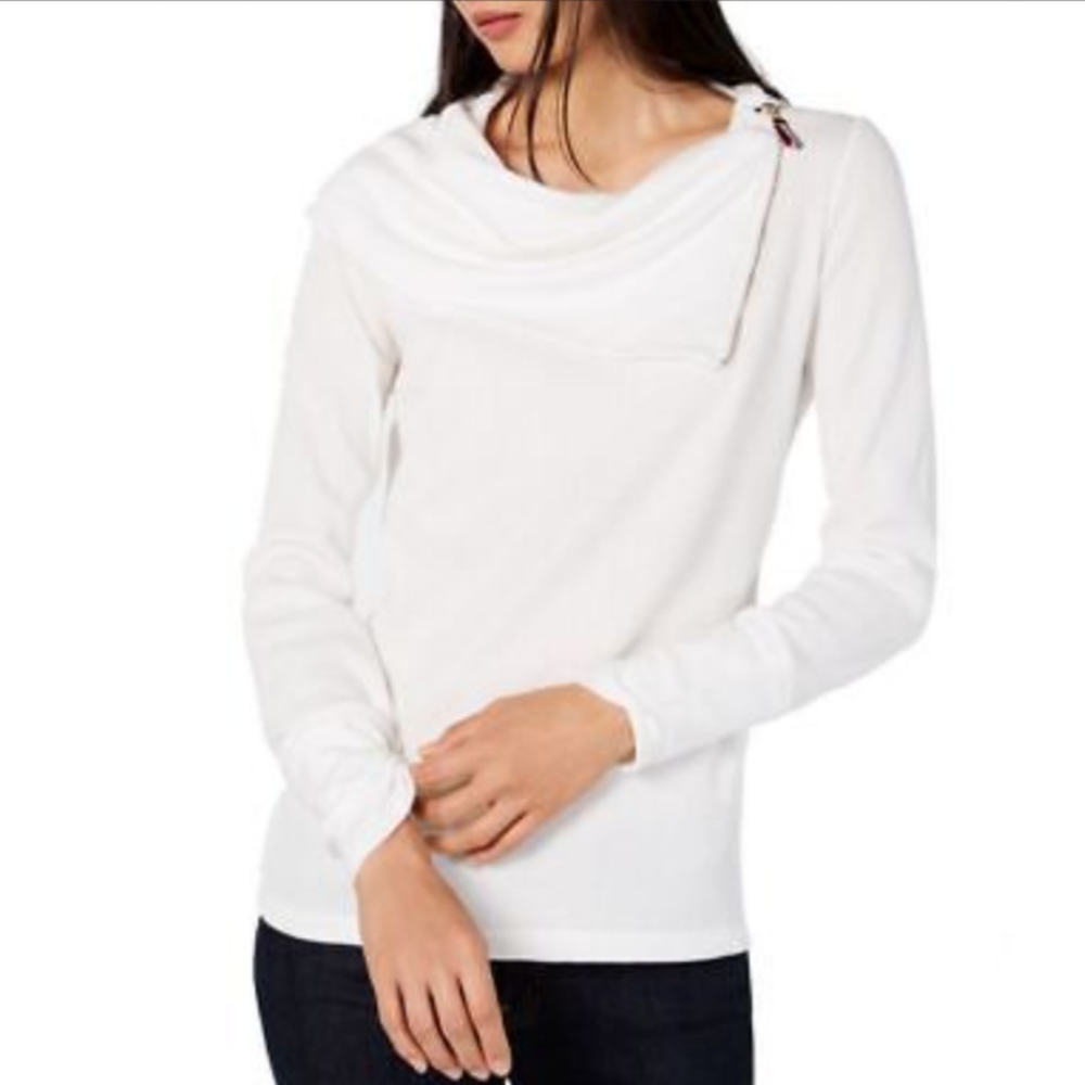 Tommy Hilfiger Zip Collar Sweater Medium